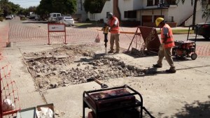 Iniciaron la segunda etapa de bacheo en Viedma