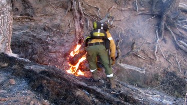 El gremio ATE advierte un eventual cambio de cartera para el Splif, el servicio que combate incendios forestales. Archivo