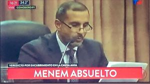 AMIA: Absolvieron a Menem en la causa por encubrimiento