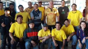 15 trabajadores neuquinos con su jefe rumbo al Lanín, en aventura de superación