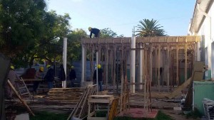 Siguen en marcha las obras de refacción y ampliación del hospital Zatti de Viedma