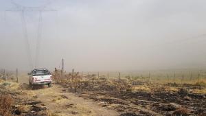 La lluvia ayudó pero sigue activo el incendio de Collón Cura