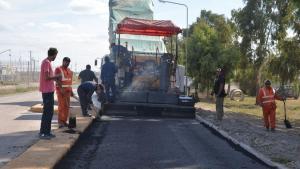 Se inició el reasfaltado de la ex ruta Nacional N° 3