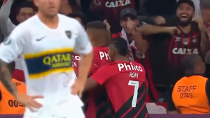 Así fue la goleada de Atlético Paranaense a Boca en Brasil