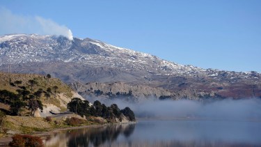 El volcán Copahue. Foto Archivo.