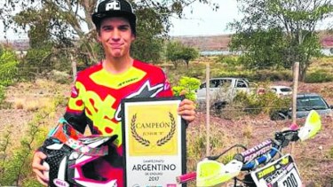 Gianfranco sufrió un fuerte golpe en la prueba de Catriel.