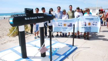 En Sierra Grande, de donde era oriundo Mario Toconás -tripulante del ARA San Juan- hay una escultura en homenaje. 