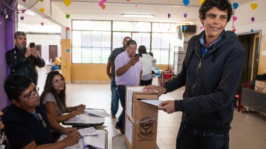 Pablo Barreno encabeza la lista del Frente para la Victoria. Foto: Marcelo Ochoa