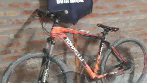Robo: la montura sobre el manubrio de la bicicleta lo delató