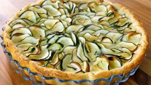 Tarta de zucchinis en el menú de hoy