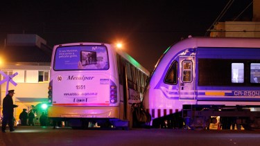 El accidente ocurrió el martes por la noche, en el cruce de la calle Ignacio Rivas. (Foto Archivo: Juan Thomes)