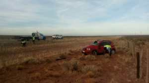 Vuelco en la Ruta 22 cerca de Arroyito