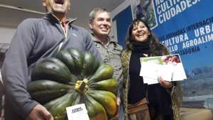 Un zapallo de casi 29 kilos  en el podio de los productores