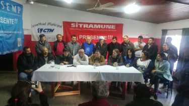 Sitramune denunciará al intendente Quiroga por "coacción agravada". (Gentileza).-