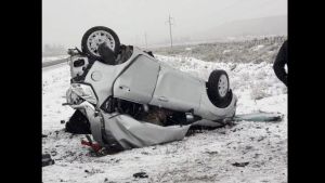 Dos hombres murieron en un choque frontal contra una ambulancia