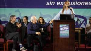 Odarda participó de un acto, con Máximo Kirchner, encabezado por Pino Solanas