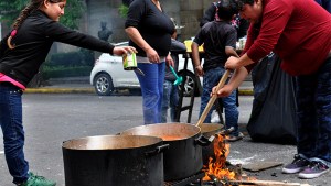 Paro Nacional: en Roca hubo olla popular y radio abierta