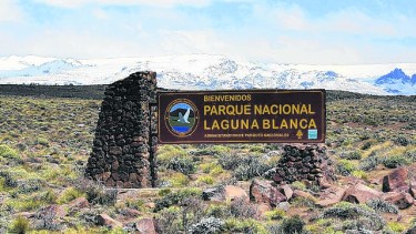 El Parque Nacional Laguna Blanca, en Neuquén. Foto: Archivo