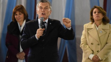 El presidente Mauricio Macri en Rosario. Foto: Agencia Télam