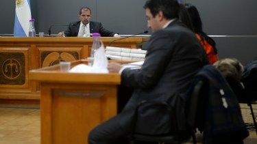 El jefe de Gabinete, Marcos Barberis, participó de la audiencia judicial. (Foto: Alfredo Leiva)