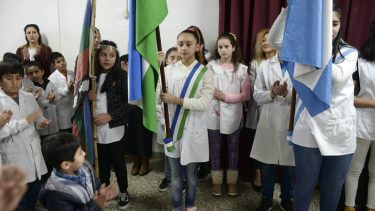 La bandera de Río Negro tendrá también la promesa de los niños y niñas. Archivo