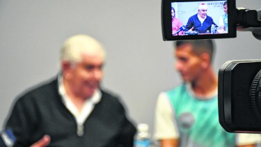 El sindicalista alegó que buscan crear “grietas” en el gremio con operaciones, pero “no lo van a lograr”.  Foto: Florencia Salto