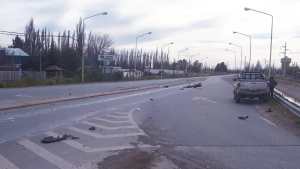 Un motociclista falleció atropellado en la Ruta 151, en Cipolletti
