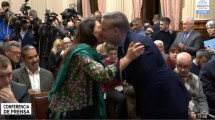 Imagen de ¿Qué hacía Lucila Crexell en la primera fila de la conferencia de Pichetto?