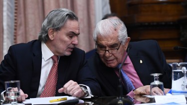 El secretario de EnergIa de la Nacion, Gustavo Lopetegui expuso durante la Comsion de Minerìa, Energia y Combustibles del Senado.