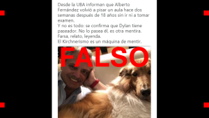 Es falso que Alberto Fernández volvió a dar clases en la UBA después de 18 años