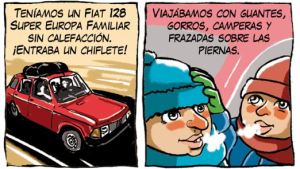 Vacaciones con «chiflete», la nueva tira de Viajeros en el Voy