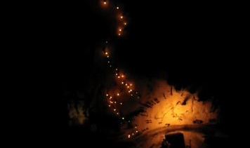 Video: la primera bajada de antorchas en Cerro Bayo