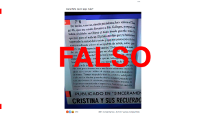 El texto leído por Feinmann sobre CFK y el Tango 01 no fue escrito por la ex presidenta, como se dijo en redes