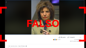 Bullrich sobre el video falso: provino de «Paraná, de gente ligada al narcotráfico”