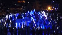 Imagen de Espectacular: mirá el video de la Bajada de Luces en el Catedral