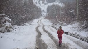 La nieve en San Martín de los Andes se vive así