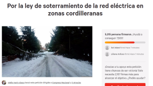 Una petición en Change.org pide el soterramiento de la red eléctrica