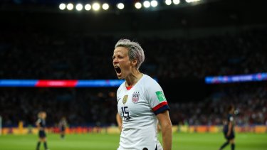 Megan Rapinoe hizo los últimos 4 goles de Estados Unidos.