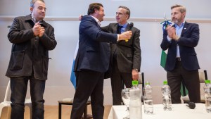 Weretilneck y Pichetto cruzaron fuertes apoyos a sus candidaturas