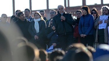 Pereyra y Gutiérrez reclamaron una reunión urgente para analizar la medida adoptada por Nación. (Foto: Mauro Pérez)