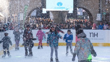 Un recuerdo de los atractivos de una de las tantas Fiestas de la Nieve Foto: Marcelo Martinez