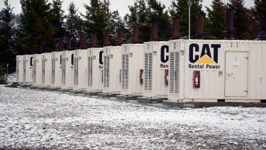La central modular de abastecimiento eléctrico para Bariloche, Termo Córdoba (ex-SoEnergy). Foto: Alfredo Leiva