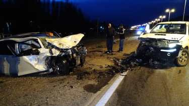 En ambos vehículos se activó el airbag (Foto: Gentileza)