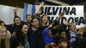 García Larraburu festejó en Bariloche el triunfo del Frente de Todos