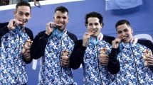 Imagen de Con el neuquino Hernández, Argentina fue bronce en los 4×100 de relevos combinados