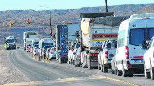 Los semáforos complican el tránsito en Vaca Muerta
