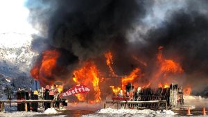 Nuevamente se incendió un comercio en el cerro Chapelco