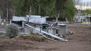 Baggio denunció que la obra del balneario municipal lo dejó en peor estado