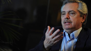 El candidato a presidente Alberto Fernández brindó extensas entrevistas a los diarios nacionales Clarín y La Nación. Foto gentileza. 