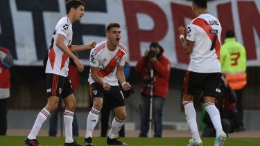 River goleó 3 a 0 a Lanús en su debut como local en la Superliga